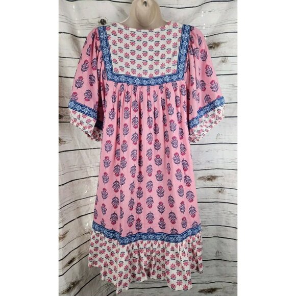 Old Navy Pink and Blue Floral Dress - Picture 7 of 9